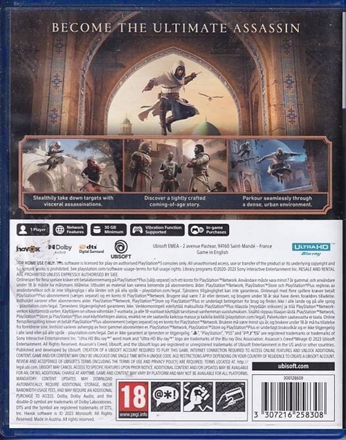 Assassins Creed Mirage - PS5 (B-Grade) (Genbrug)